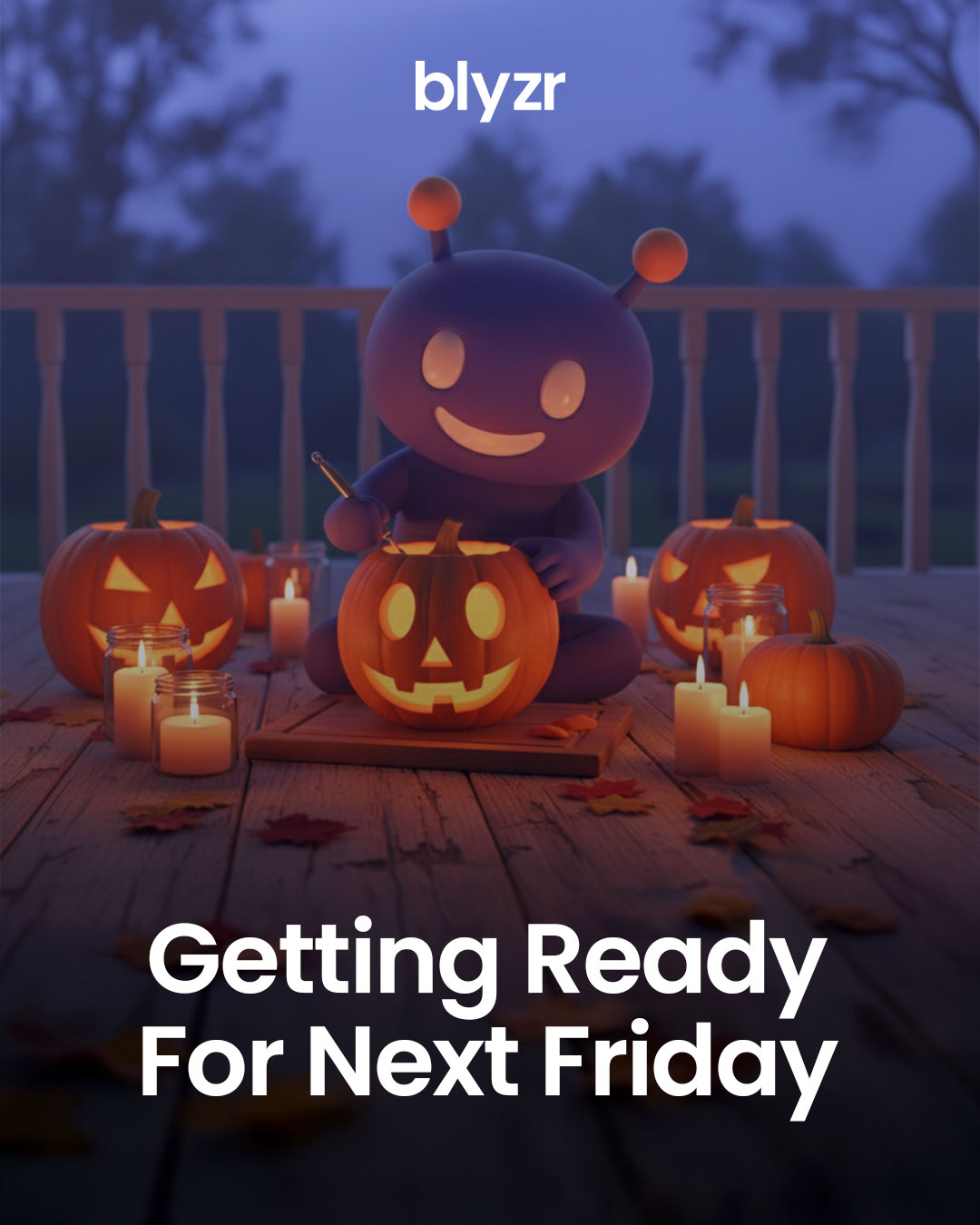 Social media post created by Blyzr